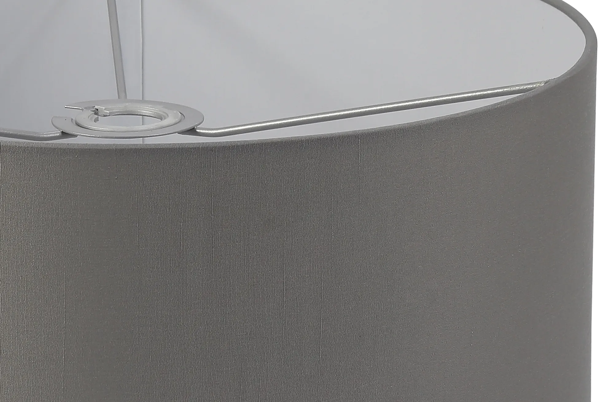 Baymont 40cm Semi Flush 3 Light Polished Chrome, Grey, Frosted Diffuser DK0326  Deco Baymont CH GR